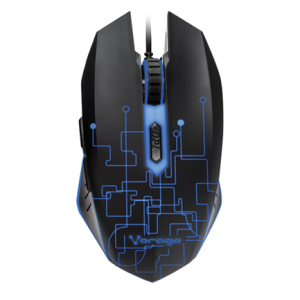 mouse vorago gamer mo 501 Óptico iluminado 3200 dpi usb color negro
