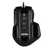 mouse game factor mog602 click láser pixart 3370 19000 dpi 8 botones iluminación rgb color blanco
