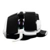 mouse game factor mog602 click láser pixart 3370 19000 dpi 8 botones iluminación rgb color negro