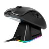 mouse game factor mow800 inalambrico wireless 2.4g bt pixart 3395 26.000 dpi 4k hz base rgb ultra ligero 56g negro