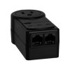 protector de voltaje vorago avr 300 rj45/rj11 portátil 900 joules para electrodomésticos