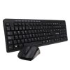 teclado y mouse vorago km 304 inalámbrico multimedia usb color negro