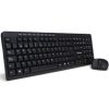 teclado y mouse vorago km 304 inalámbrico multimedia usb color negro