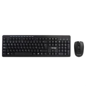 teclado y mouse vorago km 304 inalámbrico multimedia usb color negro