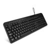 teclado vorago kb 204 alámbrico multimedia usb color negro