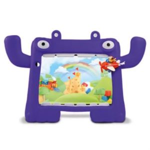 tableta vorago 9" pad 8 kids quadcore 64gb ram 4gb 2mp/5mp android 13 funda morada