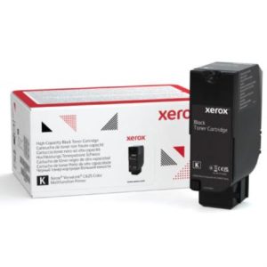cartucho xerox de toner negro de alta capacidad para equipo c625