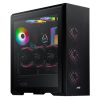 gabinete xpg defender atx media torre panel vidrio templado negro