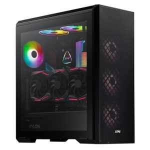 gabinete xpg defender atx media torre panel vidrio templado negro