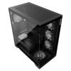 gabinete gamer xpg invader x media torre de vidrio templado atx negro