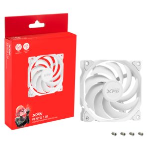 ventilador xpg vento 120 argb 120mm 1200rpm argb blanco