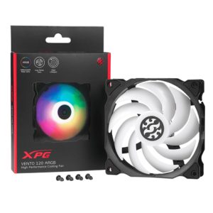 ventilador xpg vento 120 argb 120mm 1200rpm argb negro