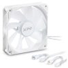 ventilador xpg vento r 120 pwm 120mm 1600rpm argb blanco