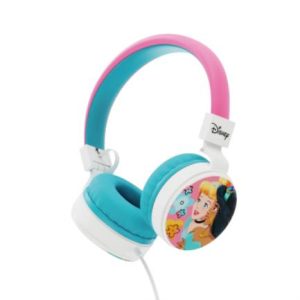 audífonos alámbricos xtech xth d274ps diadema disney princesas plegable con cable micrófono y bluetooth