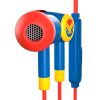 audifonos xtech cableados 3.5mm capitan marvel xte m100cm factor de forma intraaural color rojo y azul