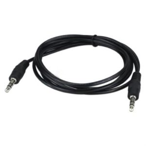 cable estéreo xtech de 35mm con conector macho a macho 90cm xtc 315 negro