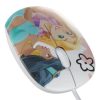 mouse alámbrico xtech xtm d406ps ambidiestro princesas disney 3 botones 1 velocidad