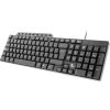 teclado alámbrico multimedia xtech xtk 160s español ergonómico conexión usb color negro