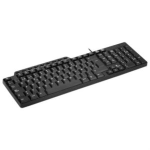 teclado alámbrico multimedia xtech xtk 160s español ergonómico conexión usb color negro