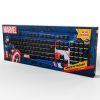 teclado xtech full size capitan america marvel xtech xtk m401ca teclas multimedia español conexion usb