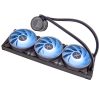 enfriamiento liquido xzeal 360mm redondo xz 411 cpu 3fanx120mm argb 3 pines+pwm 4 pines+seguro intel/amd negro