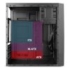gabinete stylos midi tower atx/micro atx/mini itx usb 3.0 con fuente de 500w sin ventiladores instalados negro