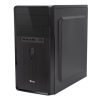 gabinete stylos mini tower micro atx/mini itx usb 3.0 con fuente de 500w sin ventiladores instalados negro/rojo