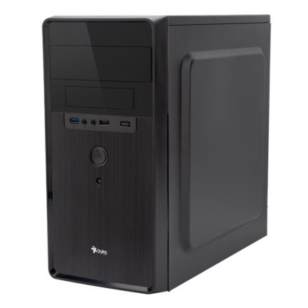 gabinete stylos mini tower micro atx/mini itx usb 3.0 con fuente de 500w sin ventiladores instalados negro/rojo gabinete stylos mini tower micro atx/mini itx usb 3.0 con fuente de 500w sin ventiladores instalados negro/rojo