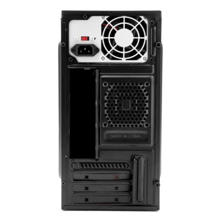 gabinete stylos mini tower micro atx/mini itx usb 3.0 con fuente de 500w sin ventiladores instalados negro/rojo gabinete stylos mini tower micro atx/mini itx usb 3.0 con fuente de 500w sin ventiladores instalados negro/rojo