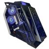 gabinete gamer micro tower xzeal ir02 m atx panel izq der vidrio metal usb1.0/usd3.0 /3.5mm 4argb fans 1hub negro rgb