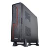 gabinete oficina keelan slim itx stylos 2xusb 1.0 1xusb 3.0 puerto 3.5mm línea roja con fuente de poder 550w
