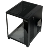 gabinete xzeal panzer ii cubo m atx/itx 2xusb1.0 + 1x usb3.0 + 3.5 mm + 3 fans argb negro