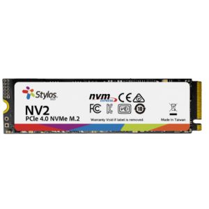 ssd stylos nvme 1tb m.2 2500 mb/s escritura 3000 mb/s lectura pci express 3.0