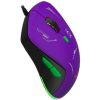 mouse gamer xz 401 rgb 7 200 dpi 6 botones conexion usb 1.5m morado verde
