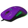 mouse gamer xz 401 rgb 7 200 dpi 6 botones conexion usb 1.5m morado verde