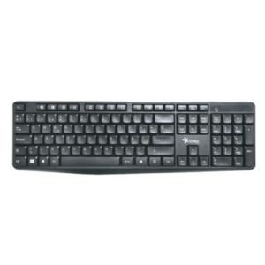 teclado inalambrico stylos 105 teclas conexión usb nano 2.4ghz negro
