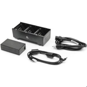 cargador de batería zebra zq600 de 3 ranuras para impresora de etiquetas color negro