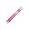 bolígrafo zebra j roller rx punto mediano 0.7mm tinta gel color rojo c/12 pzas