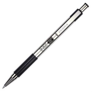 bolígrafo zebra rollerball g 301 punto mediano 0.7mm tinta gel color negro c/12 pzas