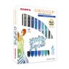 boligrafo zebra sarasa clip rollerball retractil punto mediano 0.7 tinta gel colores urtidos wnter caja c/10