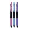 boigrafo zebra decoshine retractil punto fino 0.5 tinta gel colores surtidos pastel caja c/3