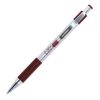 boligrafo f 301 grip punto fino tinta vino cuerpo de acero caja c/12