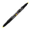 resaltador zebra jroller hl doble punta color amarillo caja c/6