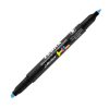resaltador zebra jroller hl doble punta color azul caja c/6