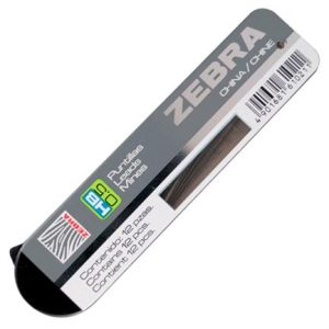 puntillas zebra hb 0.5mm caja c/12 tubos c/12 puntillas c/u