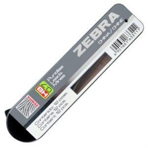 puntillas zebra hb 0.7mm caja c/12 tubos c/12 puntillas c/u