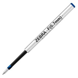 repuesto zebra f para boligrafo f 301a color azul c/12 pzas